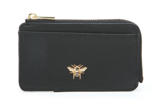 Alice Wheeler Bath Coin Card Purse - Black
