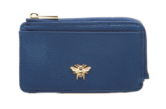 Alice Wheeler Bath Coin Card Purse - Navy