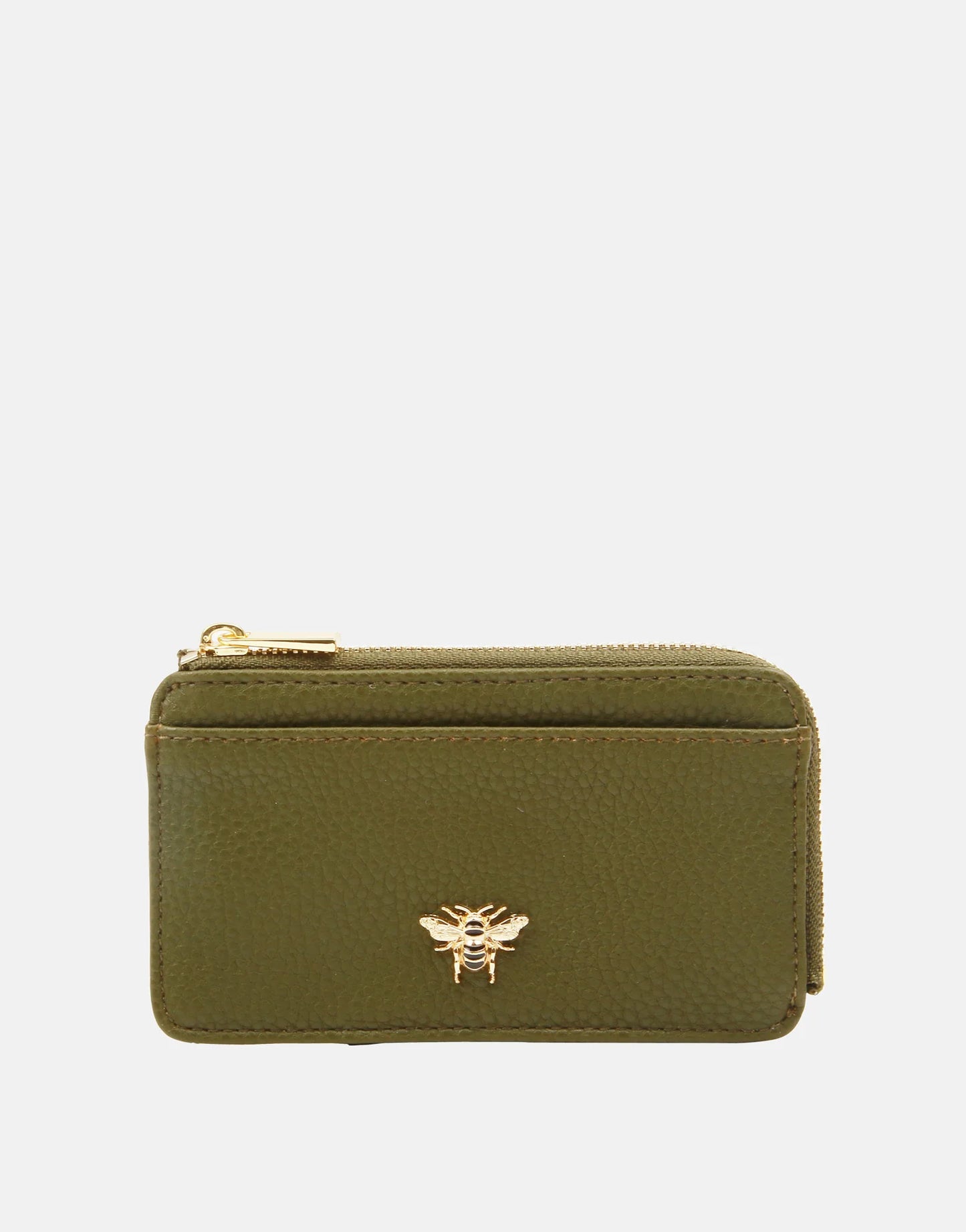 Alice Wheeler Bath Coin Card Purse - Olive