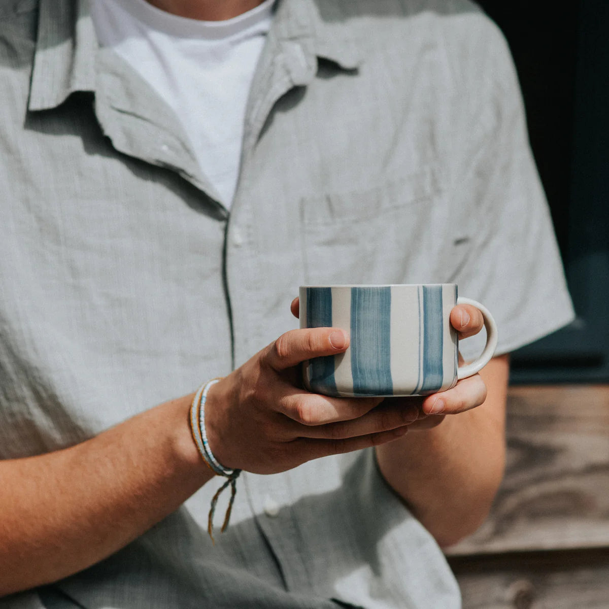 Kindred Cornflower Mug - Brushed Light Blue - Large (Set of 2)