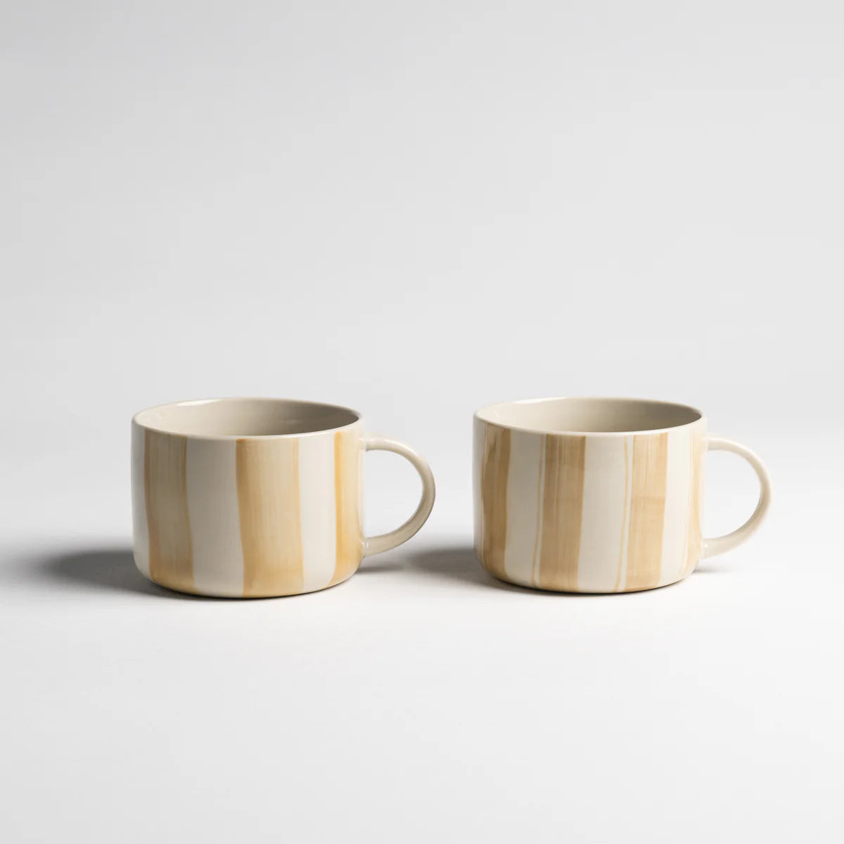 Kindred Cornflower Mug - Brushed Mustard Yellow - Large (Set of 2)