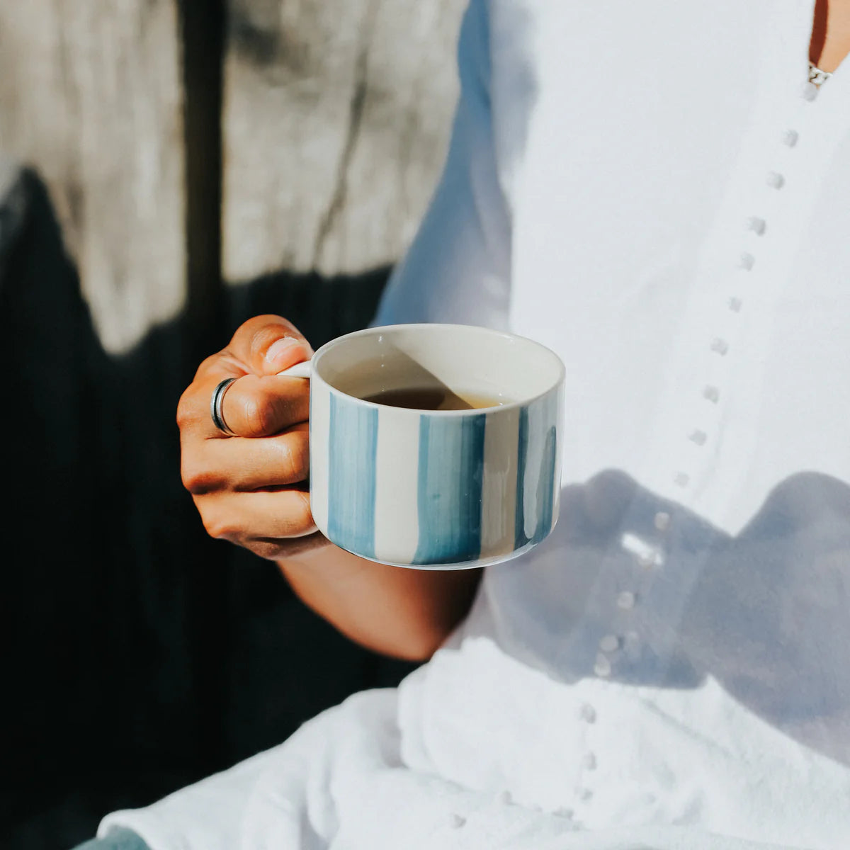 Kindred Cornflower Mug - Brushed Light Blue - Medium (Set of 2)