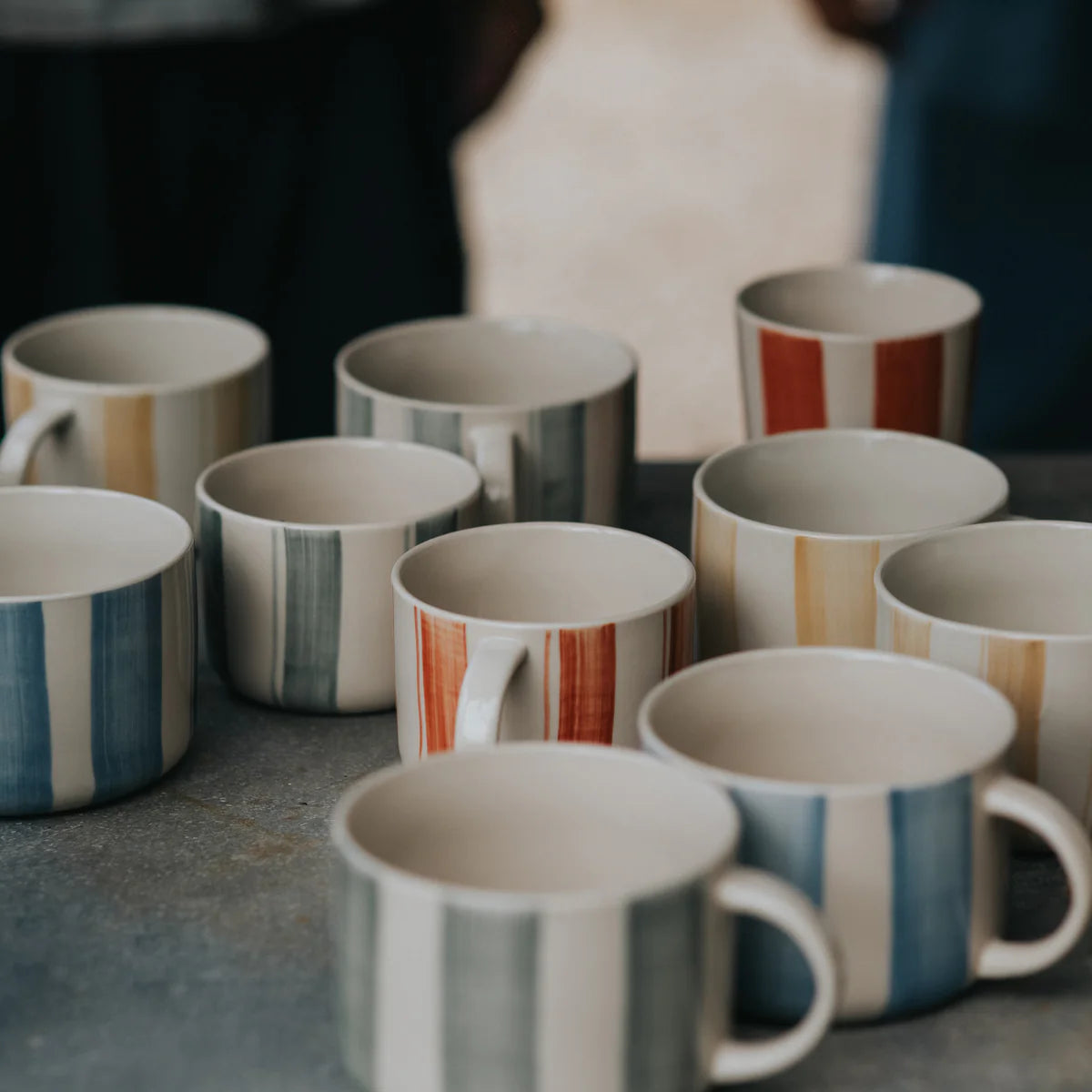 Kindred Cornflower Mug - Brushed Mustard - Medium (Set of 2)