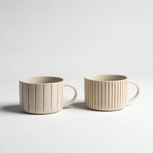 Kindred Yarrow Mug - Brushed Mustard - Large (Set of 2)