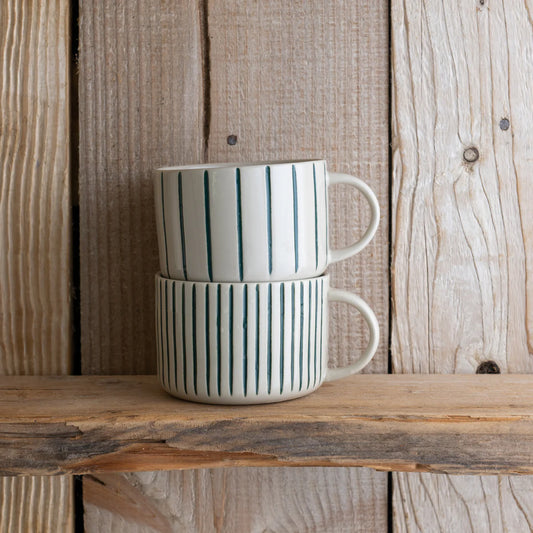 Kindred Yarrow Mug - Brushed Sea Green - Large (Set of 2)