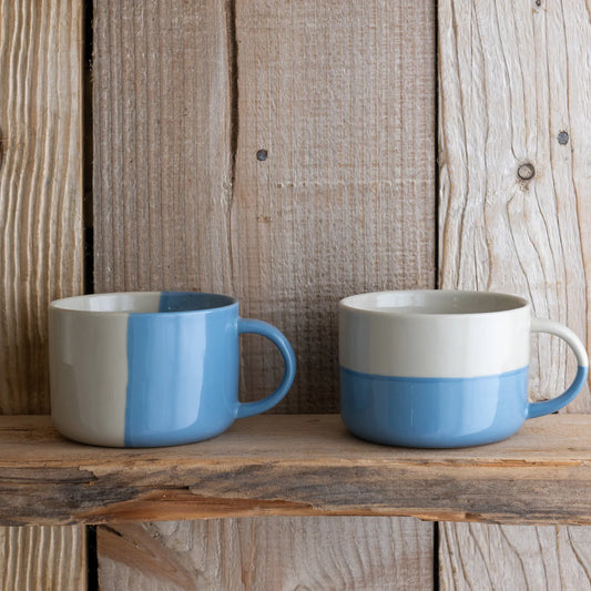 Kindred Rue Mug - Light Blue - Large (Set of 2)