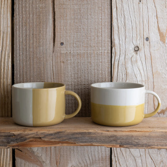 Kindred Rue Mug - Mustard - Large (Set of 2)