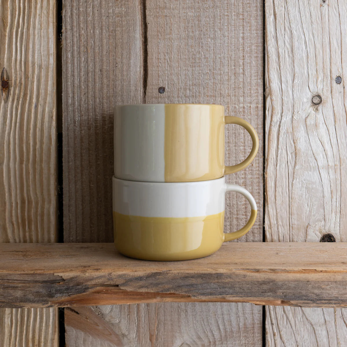 Kindred Rue Mug - Mustard - Large (Set of 2)