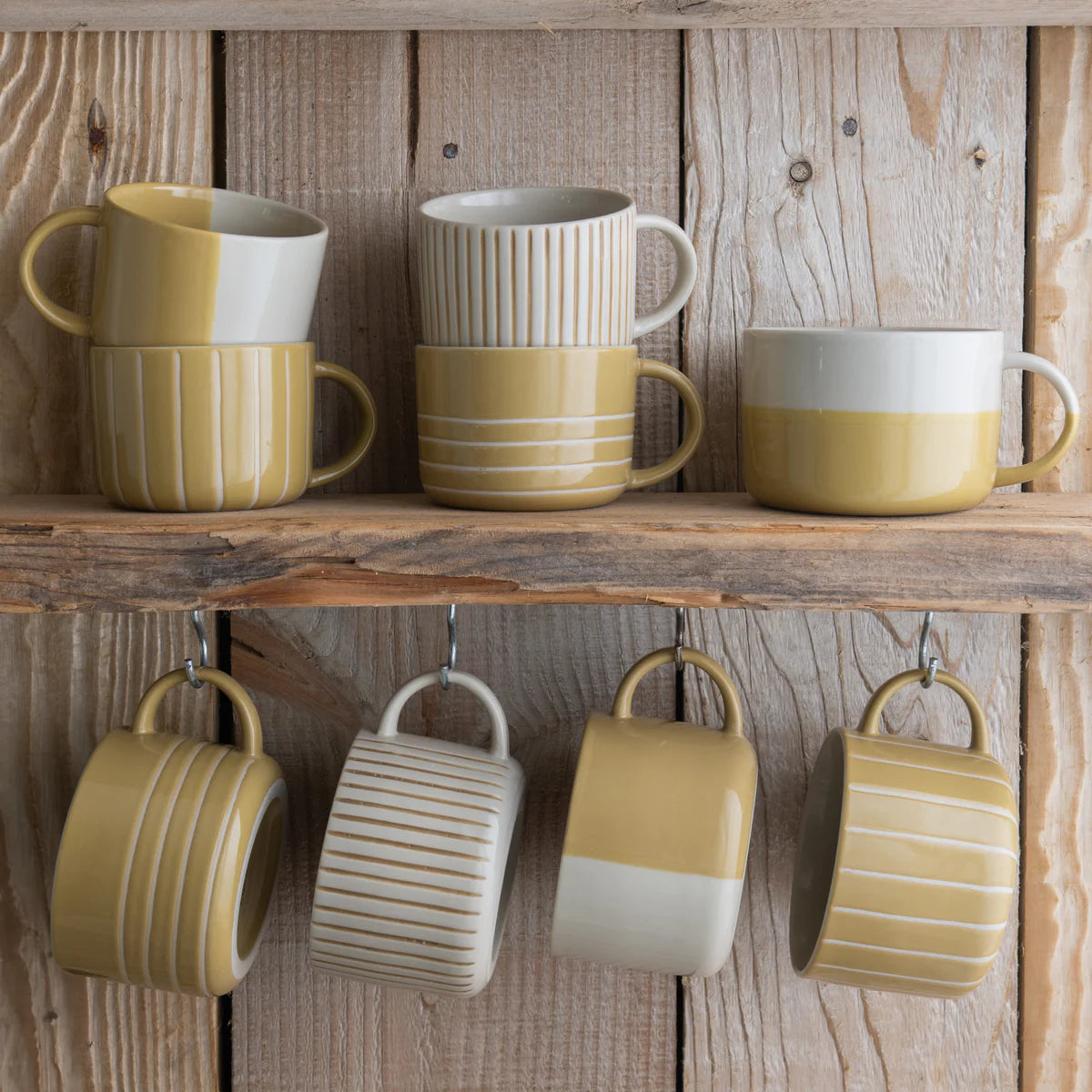Kindred Rue Mug - Mustard - Large (Set of 2)
