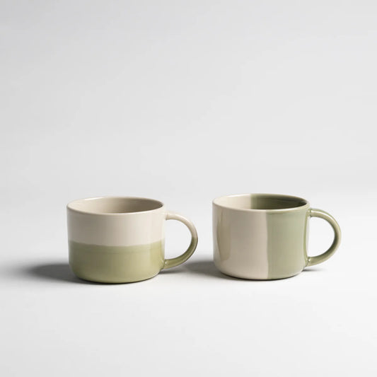 Kindred Rue Mug - Sage Green - Medium (Set of 2)