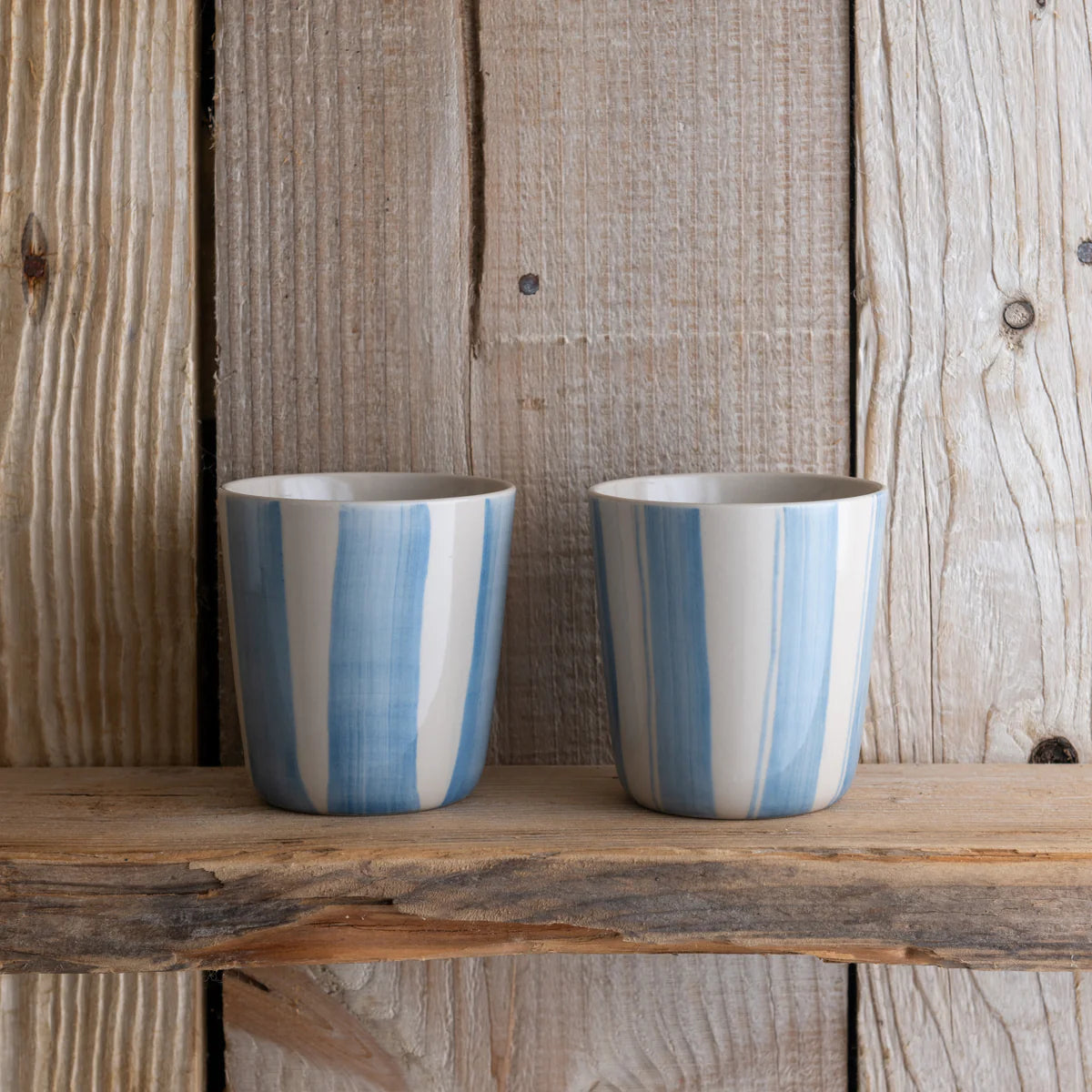 Kindred Cornflower Beaker - Brushed Light Blue - Large (Set of 2)
