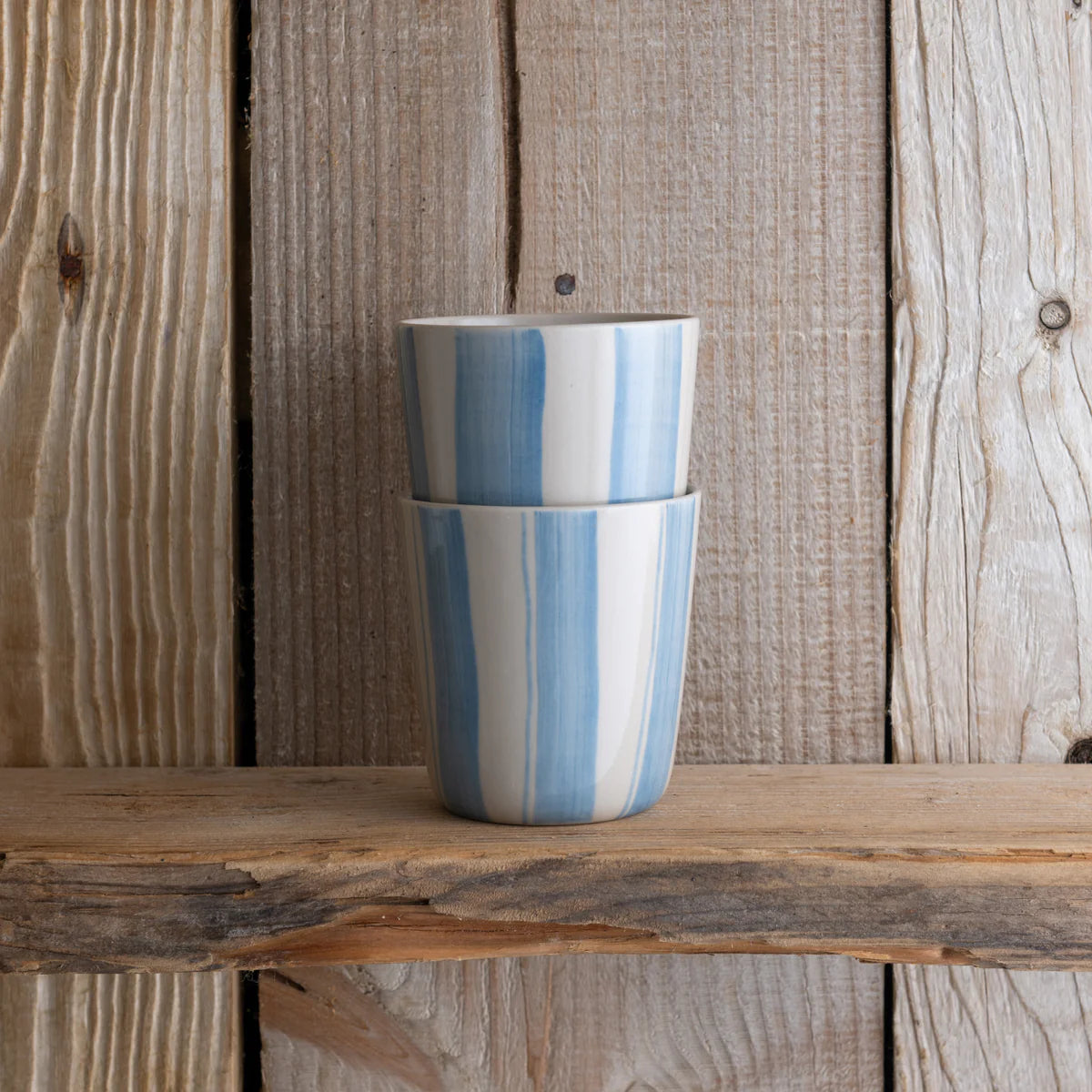 Kindred Cornflower Beaker - Brushed Light Blue - Large (Set of 2)