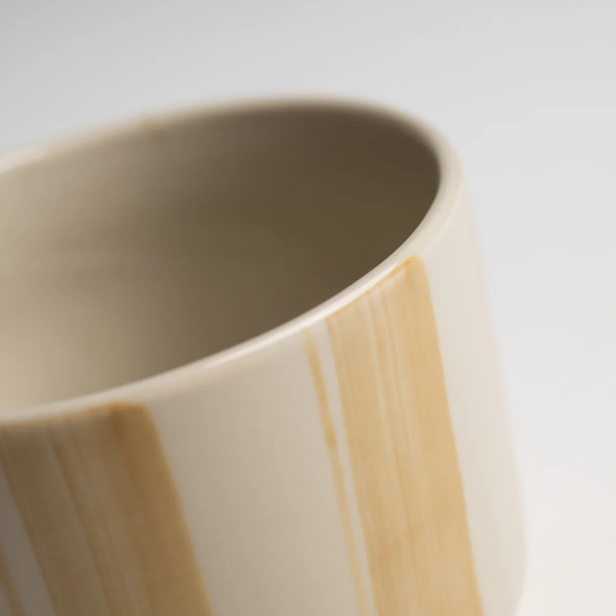 Kindred Cornflower Beaker - Brushed Mustard - Large (Set of 2)