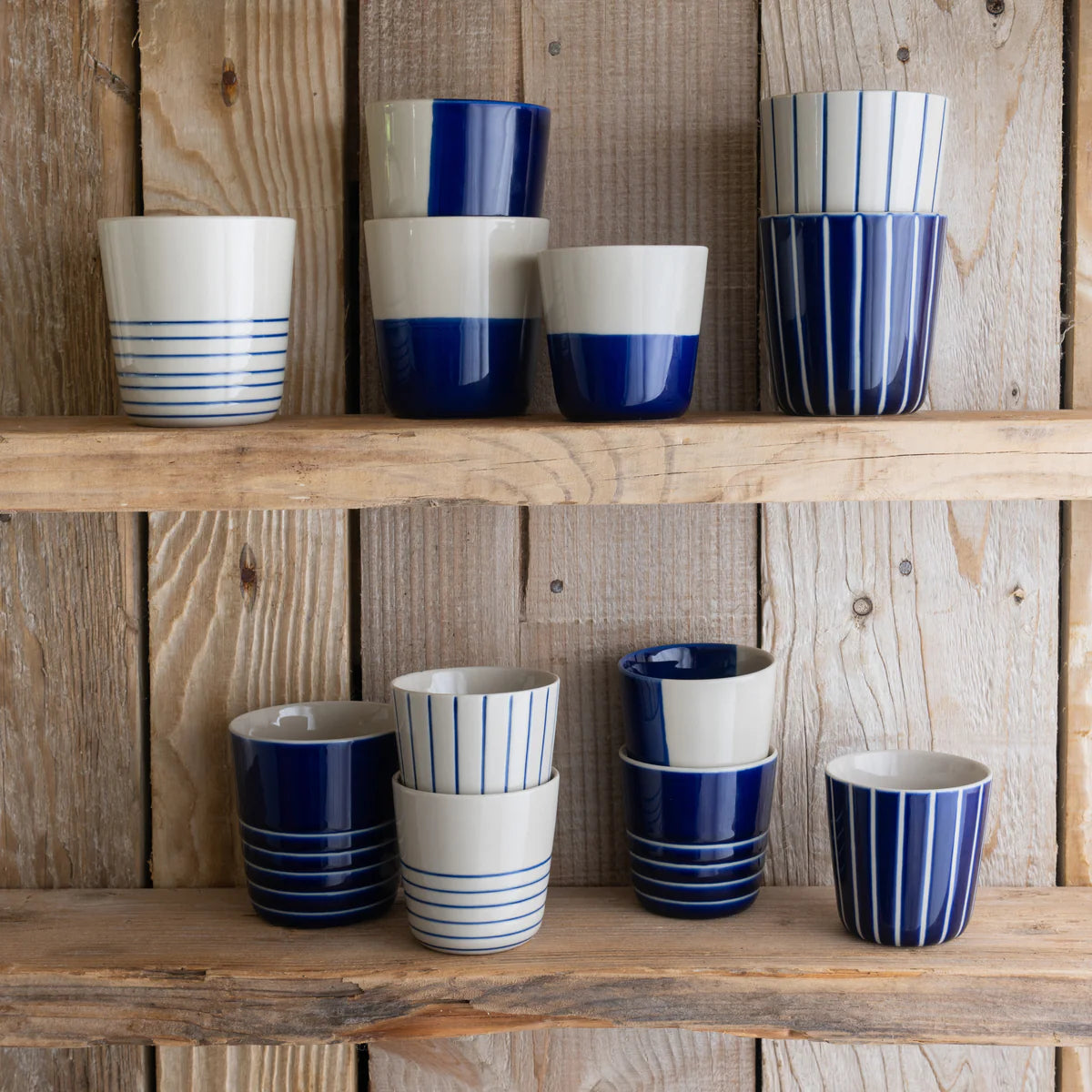 Kindred Sorrel Beaker - Brushed Indigo Blue - Large (Set of 2)