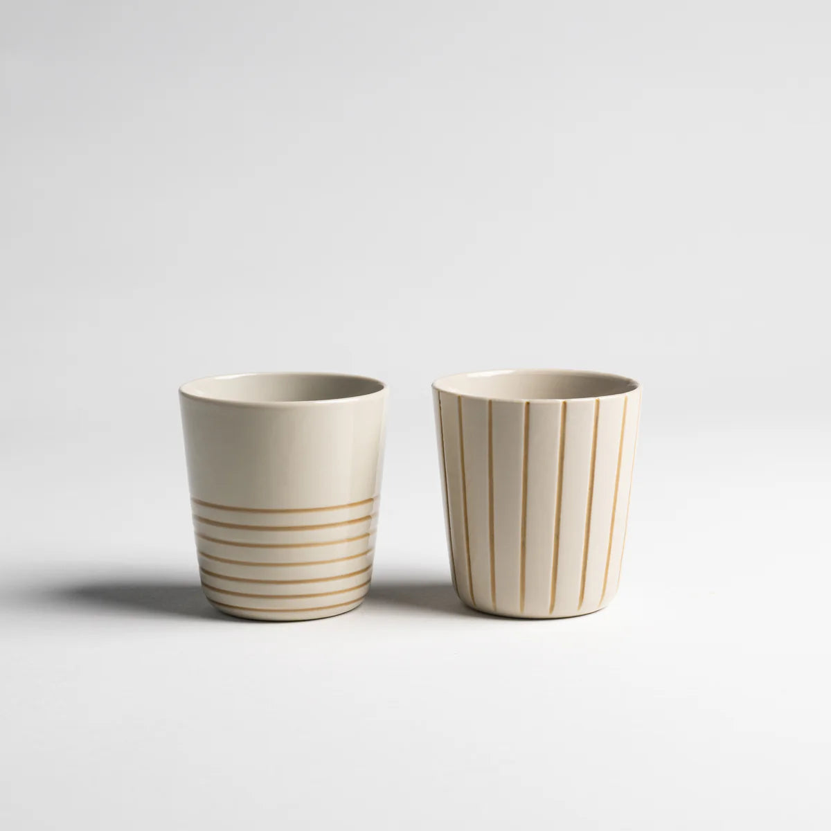 Kindred Sorrel Beaker - Brushed Mustard - Large (Set of 2)