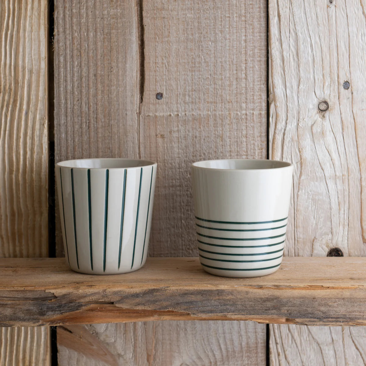 Kindred Sorrel Beaker - Brushed Seagrass - Large (Set of 2)
