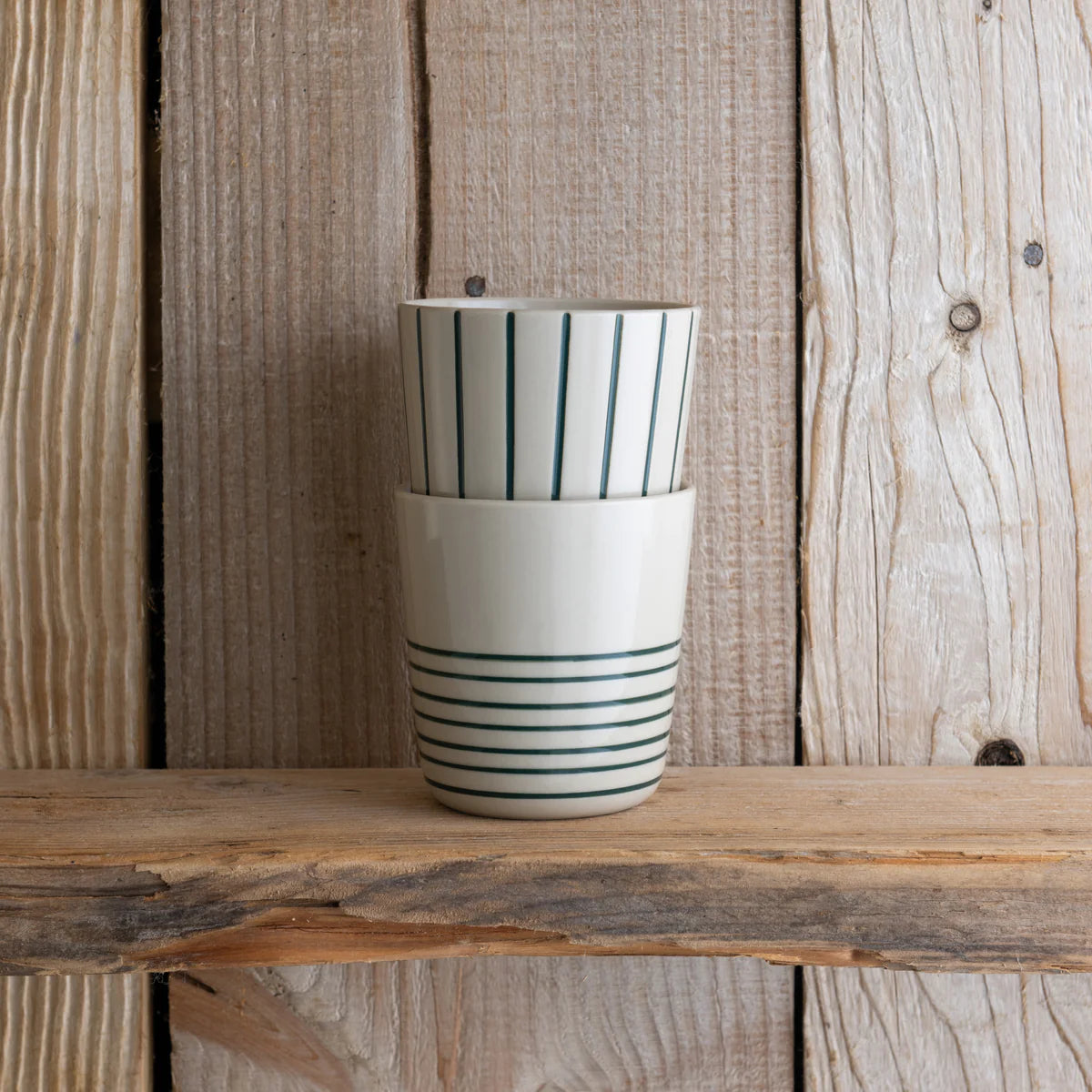 Kindred Sorrel Beaker - Brushed Seagrass - Large (Set of 2)