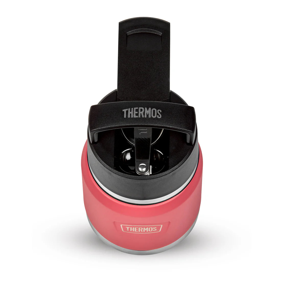 Thermos Icon Food Flask With Handle - Coral