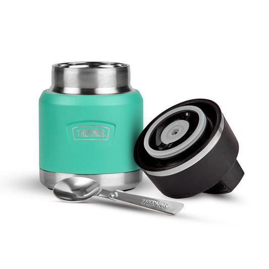 Thermos Icon Food Flask With Handle - Aqua Blue