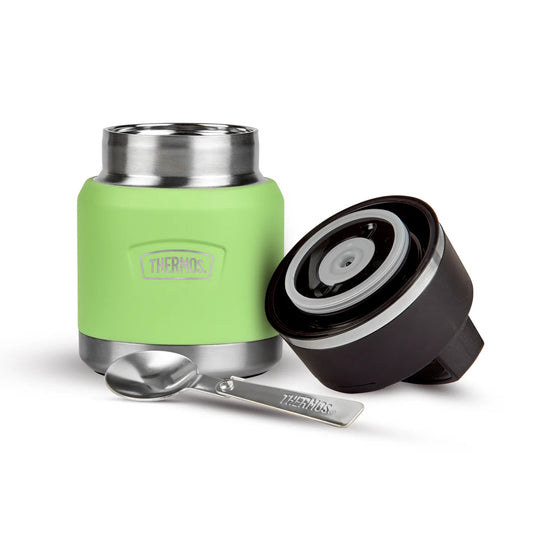 Thermos Icon Food Flask With Handle - Lime Green
