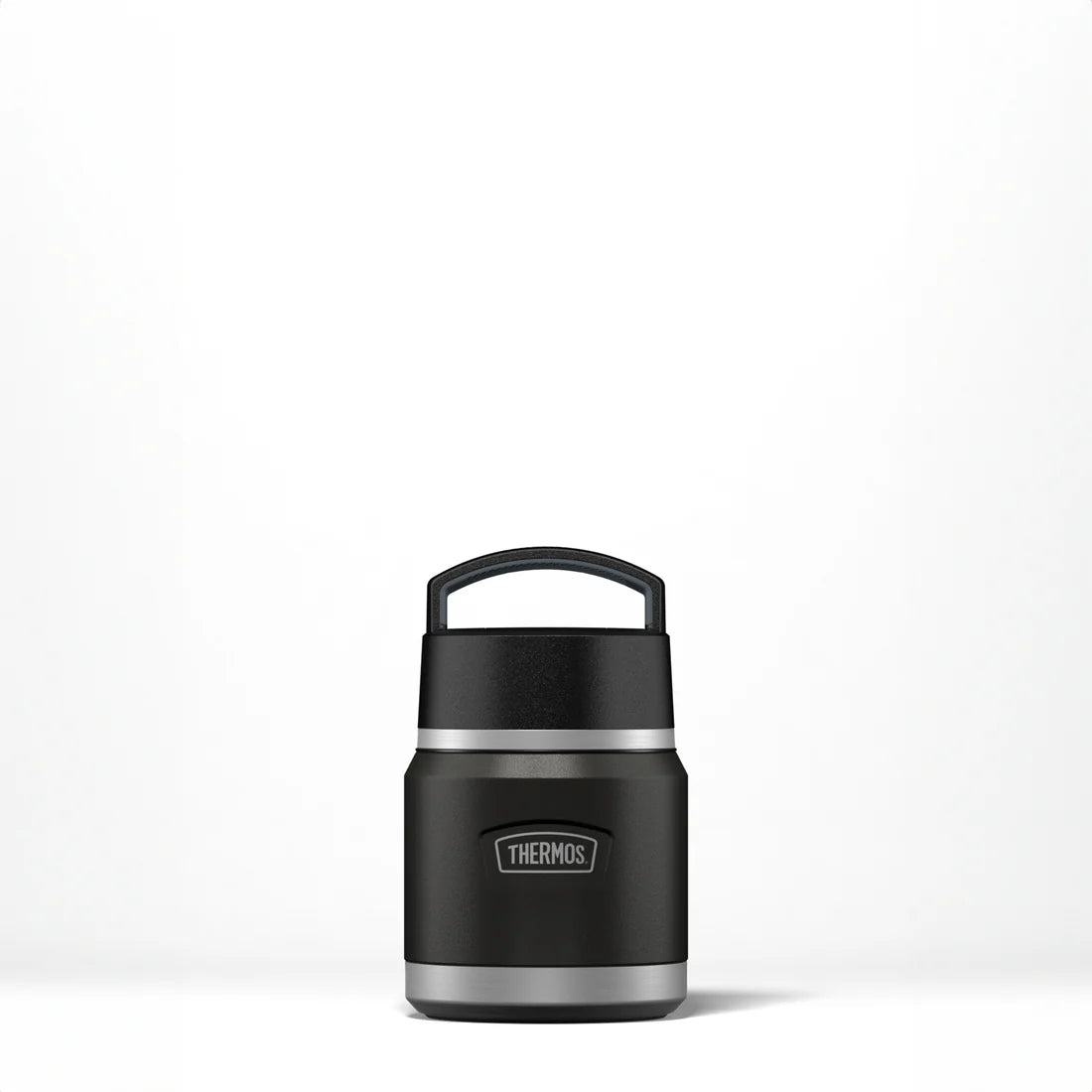 Thermos Icon Food Flask With Handle - Black