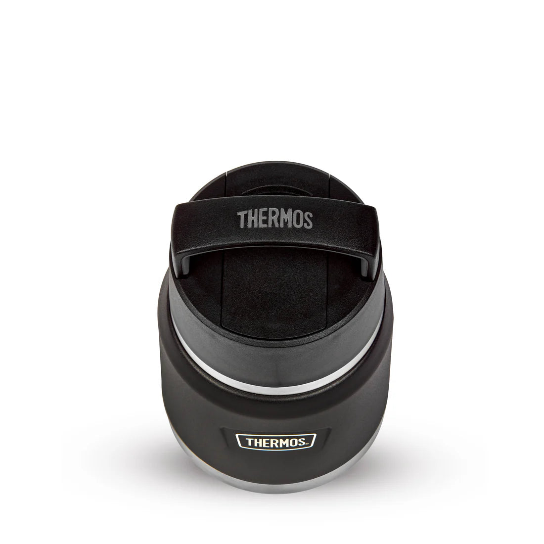 Thermos Icon Food Flask With Handle - Black