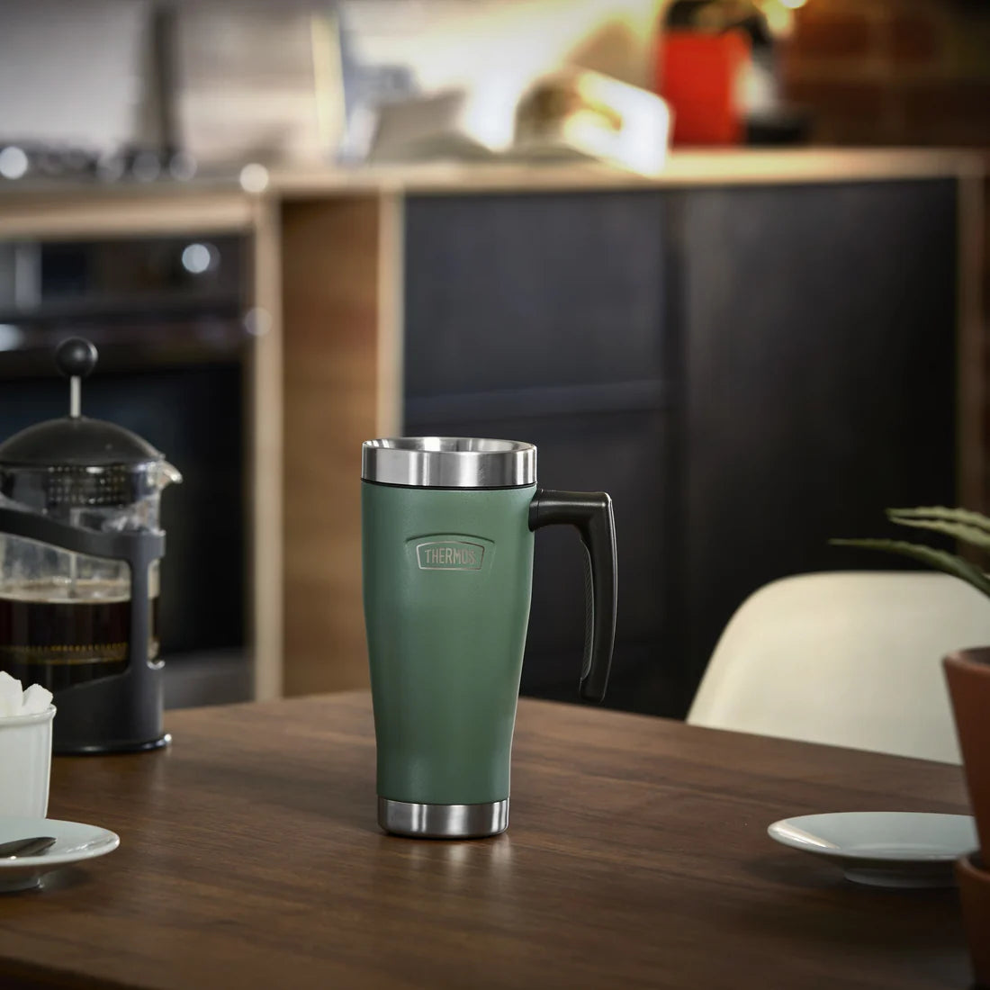 Thermos Icon Travel Mug 470ml - Rock Cap Green