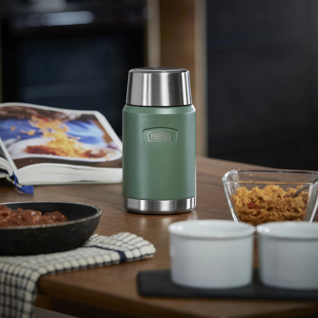 Thermos Icon Food Flask 710ml - Rock Cap Green