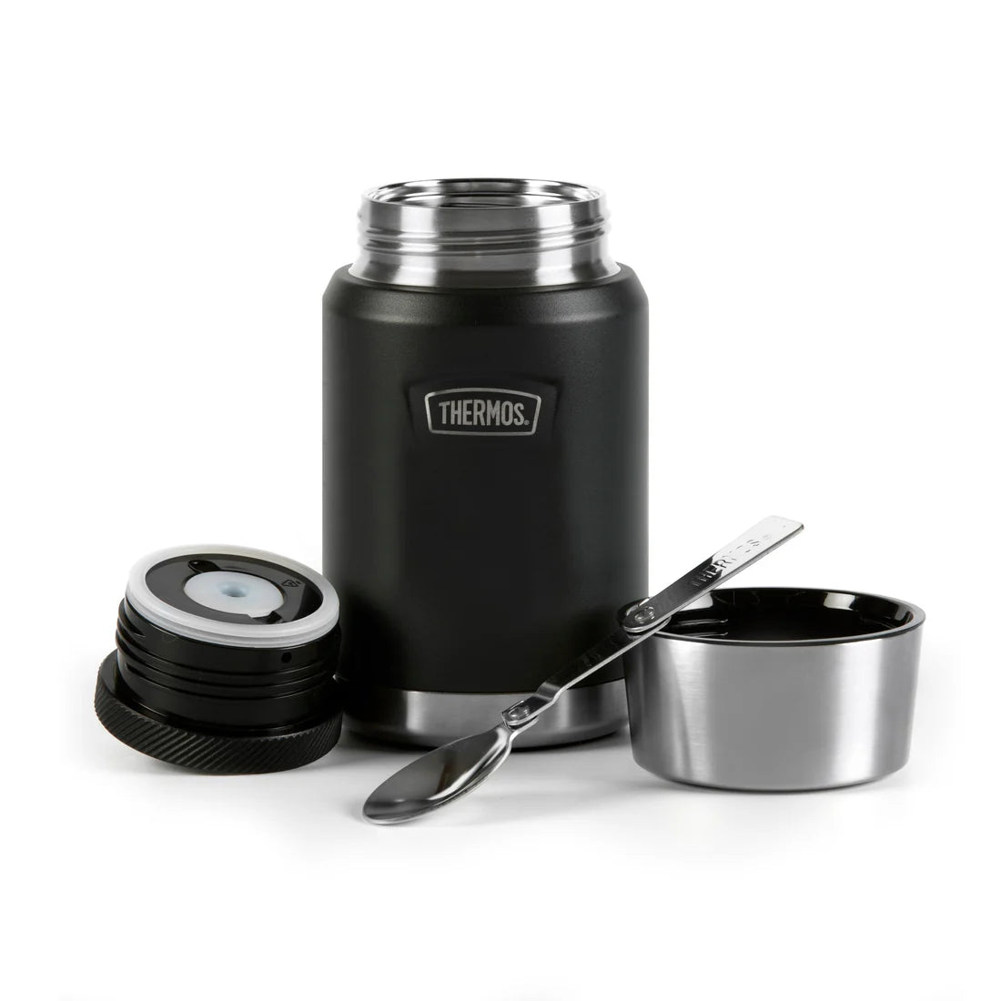 Thermos Icon Food Flask 710ml - Granite Black