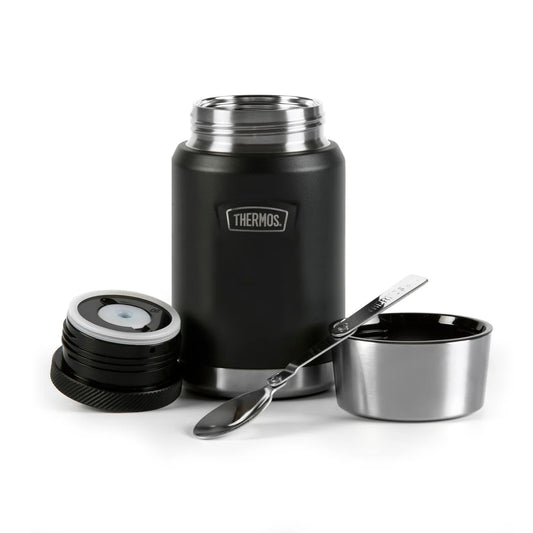 Thermos Icon Food Flask 710ml - Granite Black