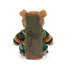 Jellycat Bartholomew Bear Hiking Outfit