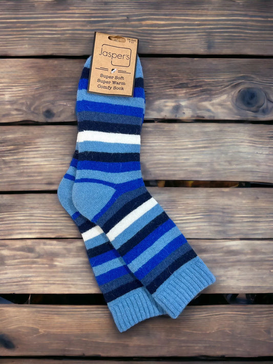 Jasper’s Comfy Socks 7-11 Multi Striped JS912