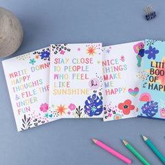 Happiness Set of 3 Boxed Notebooks