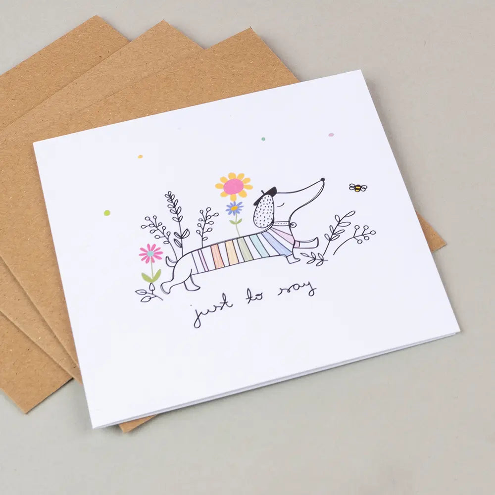 Sausage Dog Notecard Packs