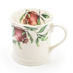 Pomegranate Tankard Mug White