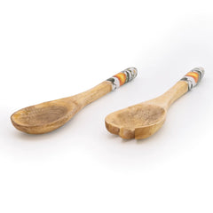 Orange Blossom Serving Spoon & Fork Set