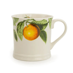 Orange Blossom Tankard Mug White