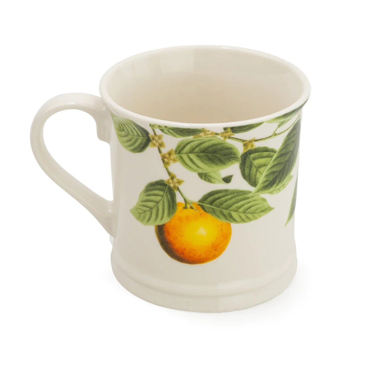 Orange Blossom Tankard Mug White