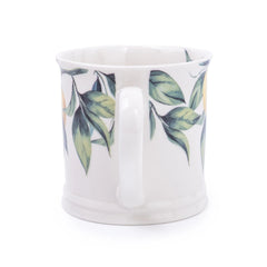 Mediterranean Lemon Tankard Mug White