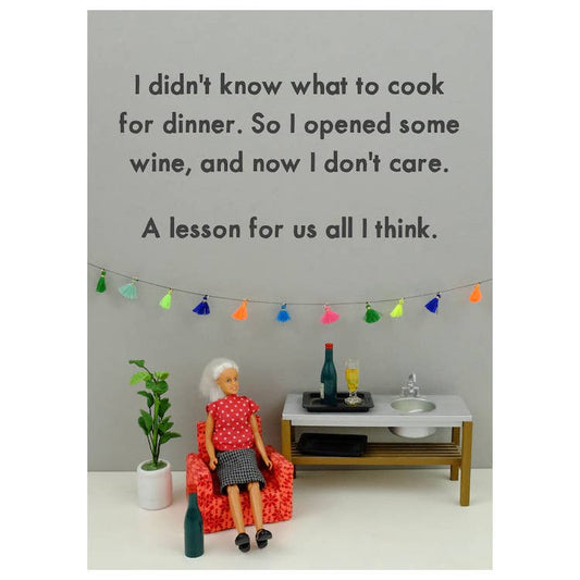 Everyday Card | Wine Dinner | Cards for Her