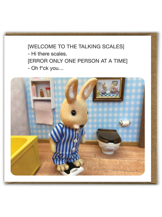 Funny Birthday Card - The Talking Scales - by Forest_Fr1ends