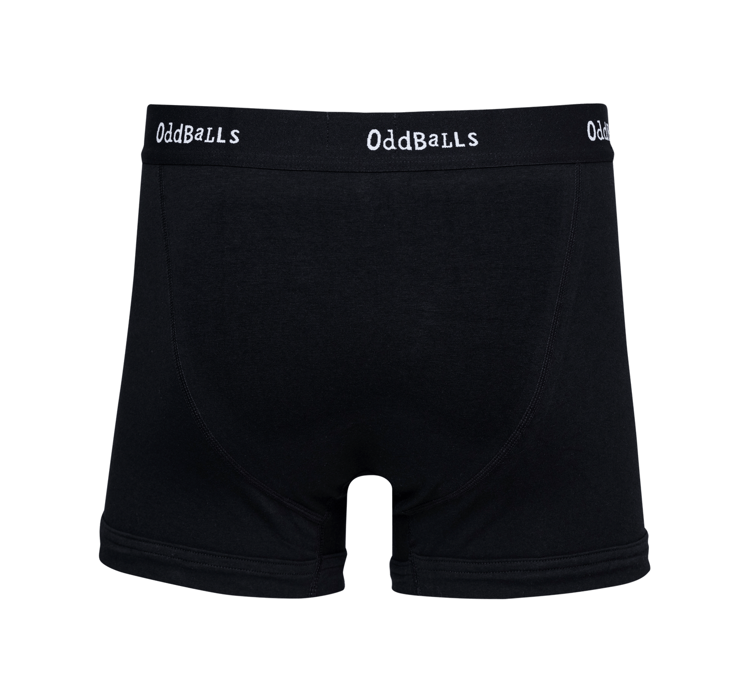 Classic Black - Mens Cotton Boxer Shorts: Small