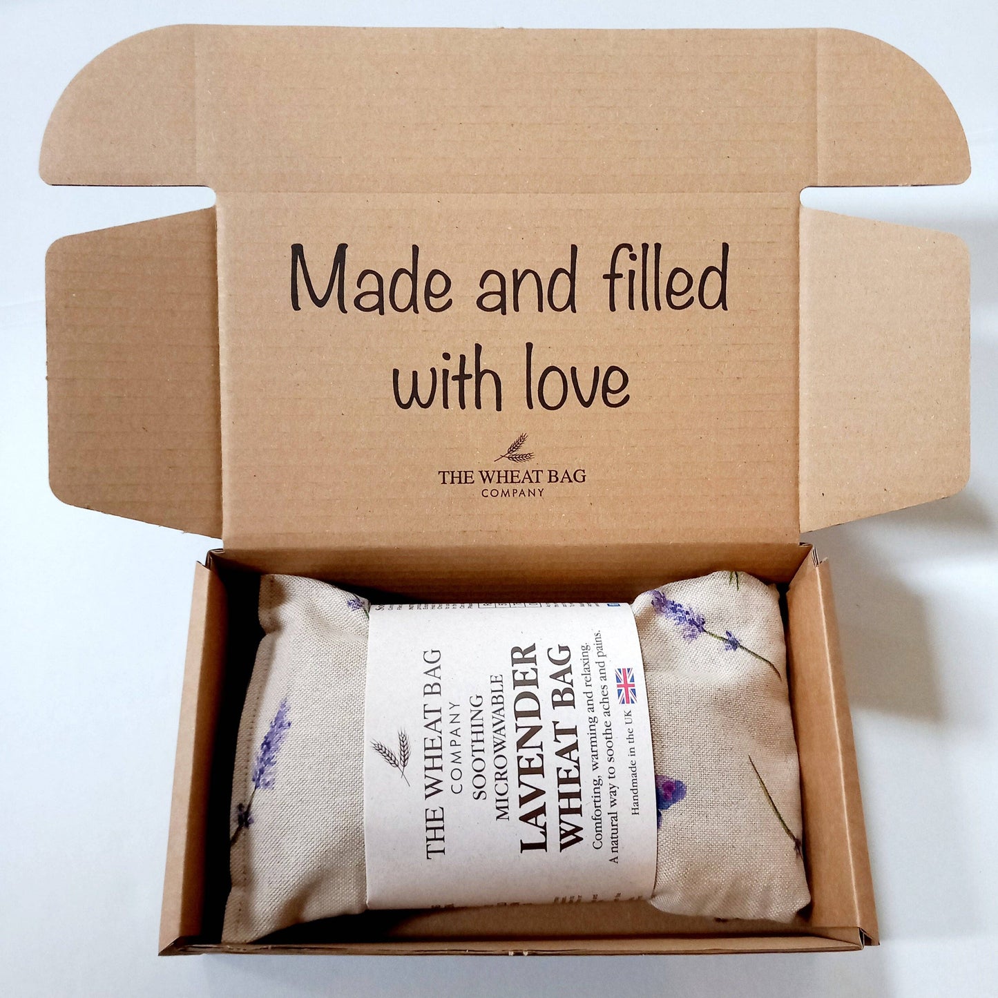 French Lavender Cotton Wheat Bag: Lavender