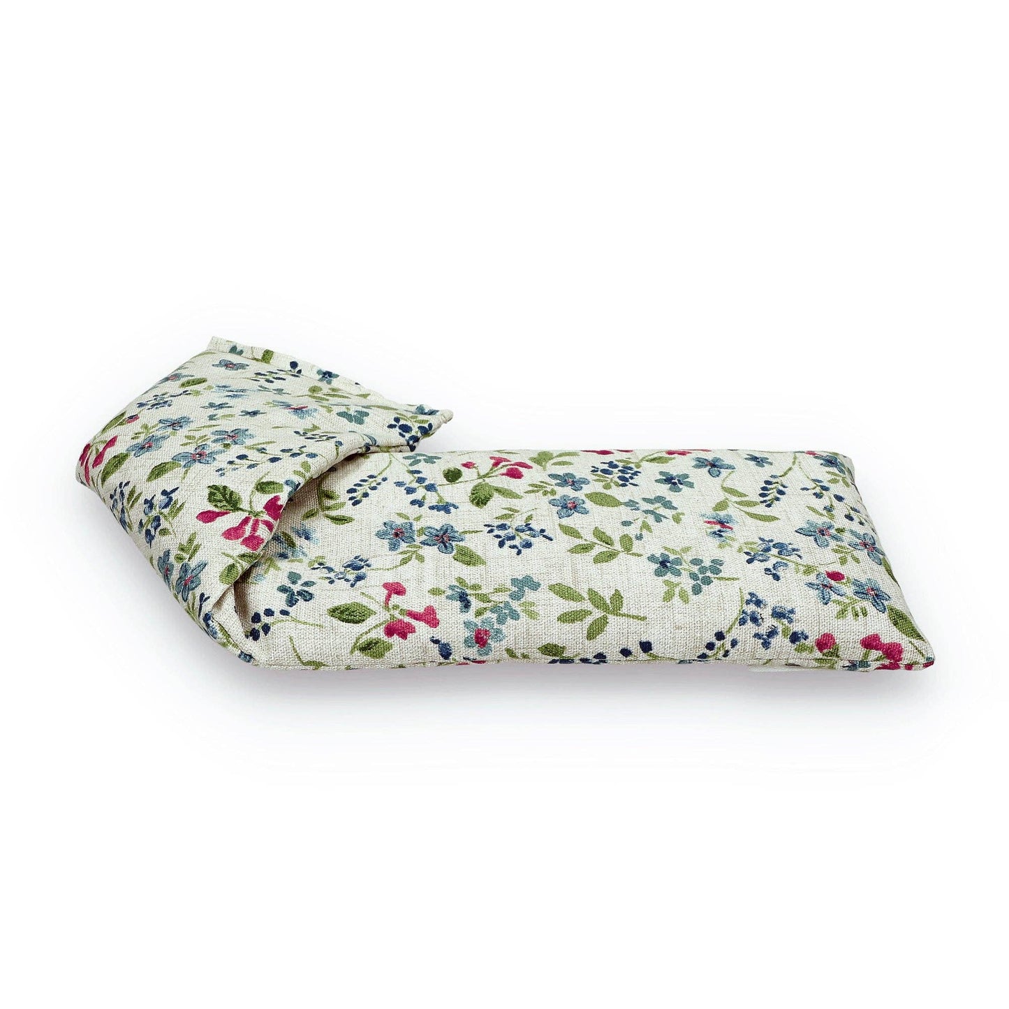 Wildflowers Blue Cotton Wheat Bag: Lavender