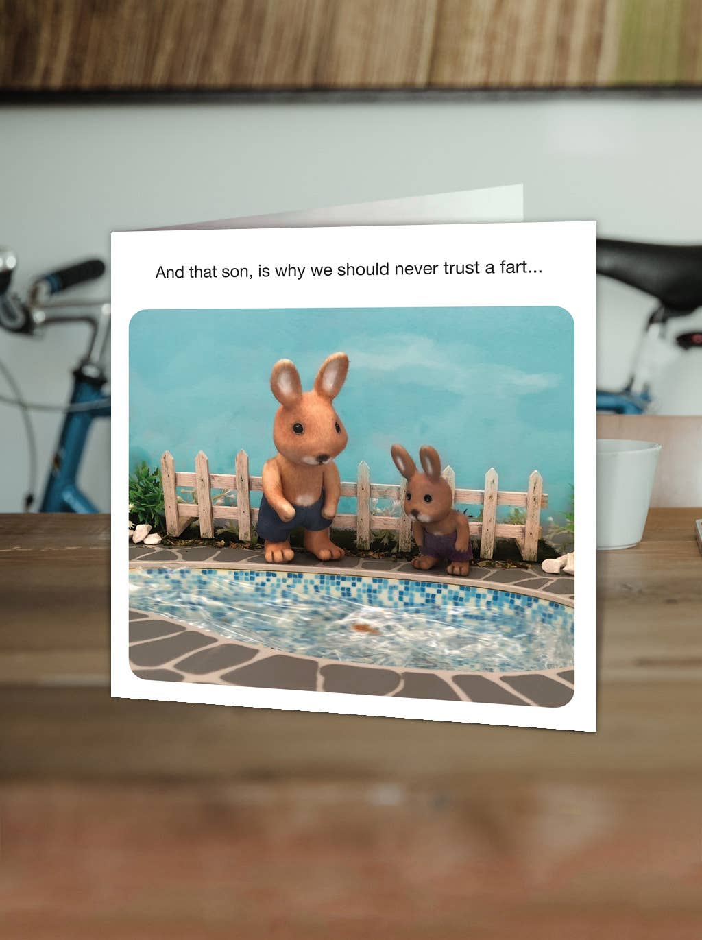 Funny Birthday Card - Never trust a fart - by Forest_Fr1ends