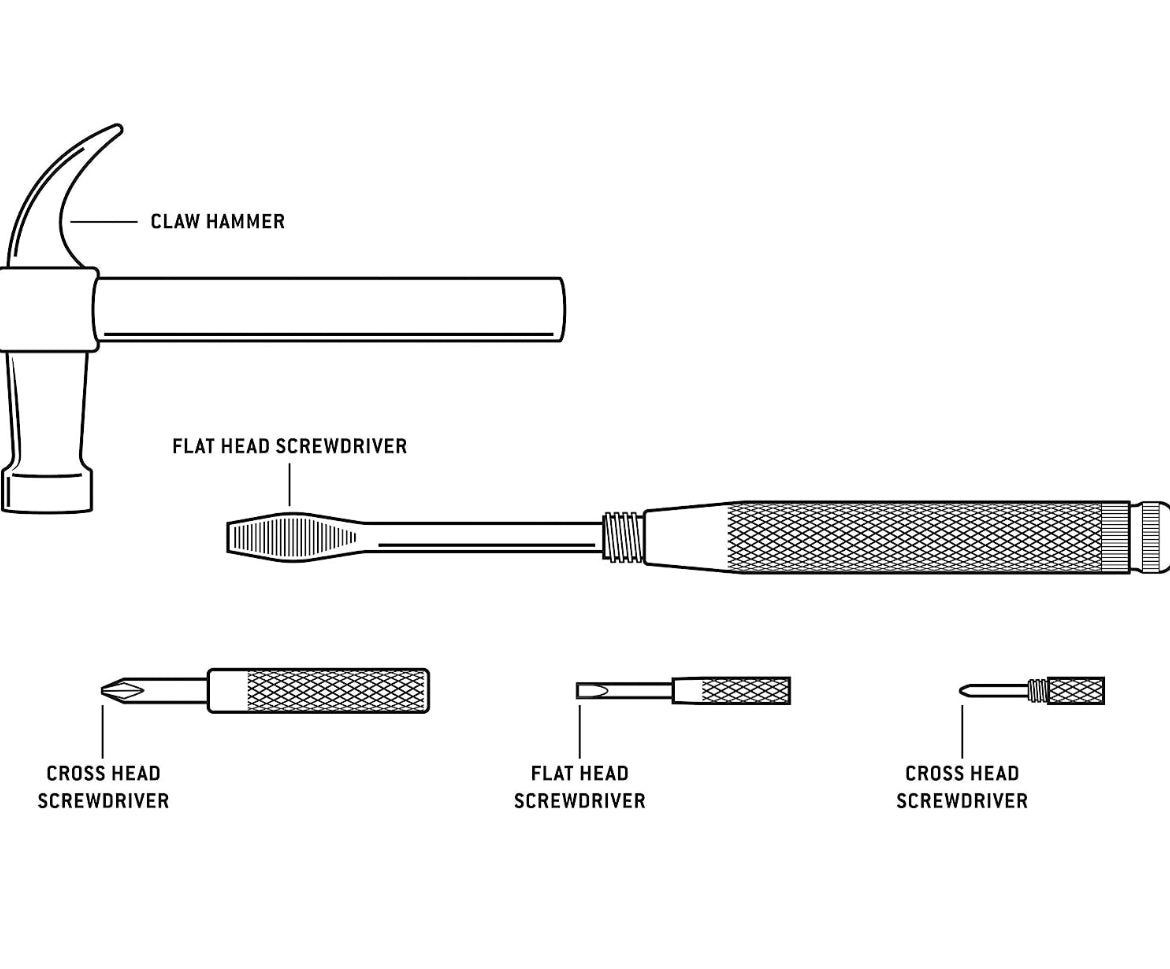 Gentleman’s Hardware 6-in-1 Hammer