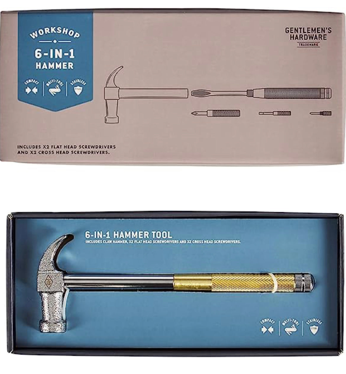 Gentleman’s Hardware 6-in-1 Hammer