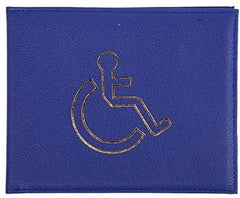 Leather Disabled Badge Permit Holder - Various Colours