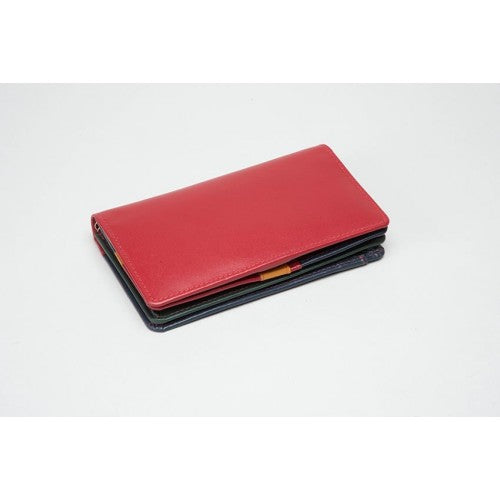 Multi Coloured Leather Multi Compartment Purse (RFID) - 603684