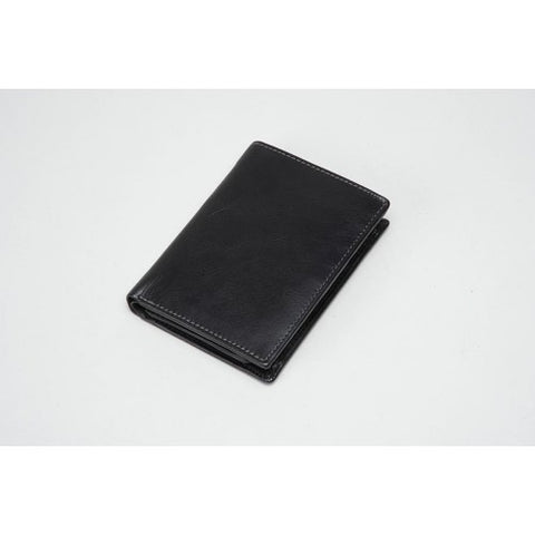 Black Leather Wallet (RFID) - 611005CO